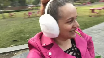 At the Park in Ear Muffs 4 26 22