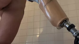 Amputee gives herself a golden shower