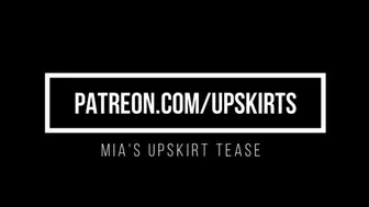 Mia's Upskirt Tease