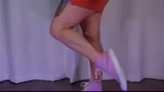 Calf Muscle JOI in Pink Converse WMV 1080