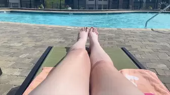 Feet & Legs By the Pool IGNORE