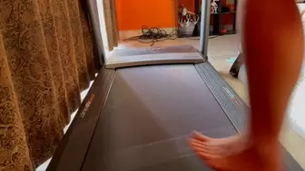 Barefoot on the treadmill