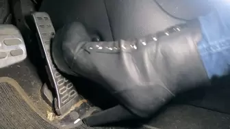 Punishment Revving in High Heel Boots