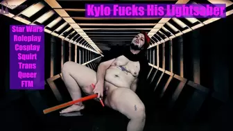 Kylo Fucks His Lightsaber