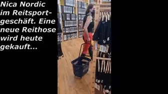 Shopping in the equestrian store