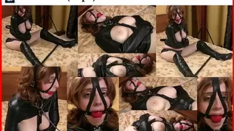 Ginger - Harness Gagged Guest (mp4 HD)