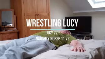 Lucy 77 - Naughty Nurse 11 - White Stockings Therapy Closeup