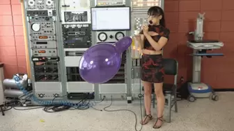 Natasha Blows Double-Stuffed BelBal 14-inch Balloons to Bursting (MP4 - 1080p)