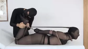 Trapped in her scam ( PANTYHOSE BONDAGE )