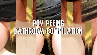 POV Peeing Bathroom Compilation [HD]