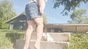 Flip flops to wedges on the steps