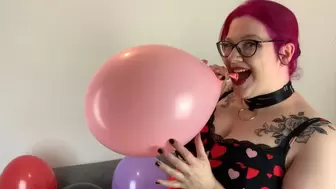 Blowing up balloons non pop