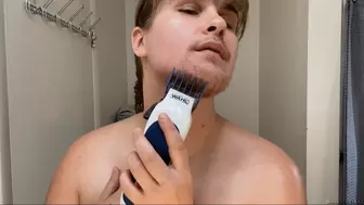 Bearded Woman - First Time Shaving My Goatee