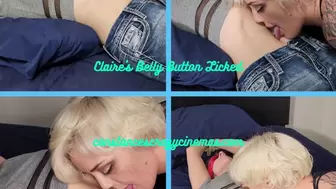 Claire's Belly Button Licked wmv
