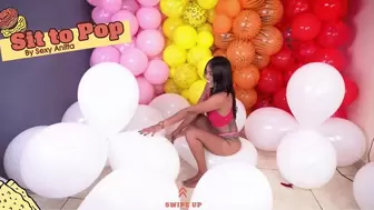 Hard Sit pop with White Pic Pic 16" By Anitta