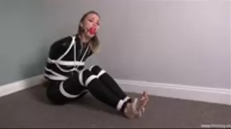 Lil Missy UK in Catsuit tie up and masked