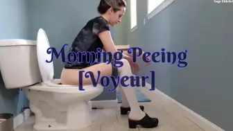 Morning Peeing Voyeur