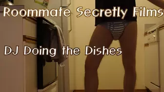 Roommate Secretly Films DJ Doing the Dishes