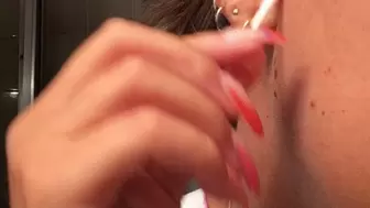 Cleaning my very dirty ear