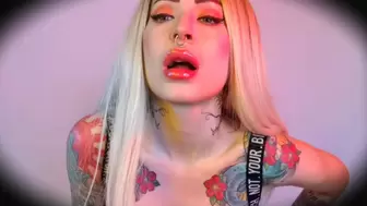 Worship my lips and septum piercing - JOI