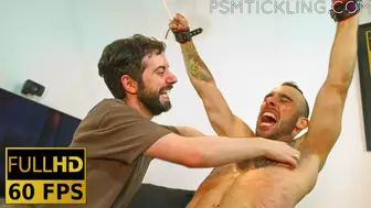 León's worst session yet: tickled to hysterics! HD (upper body tickling)