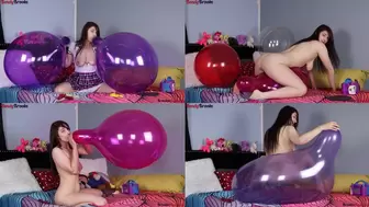 Playing With Bag of Balloons From a Fan | Part 2