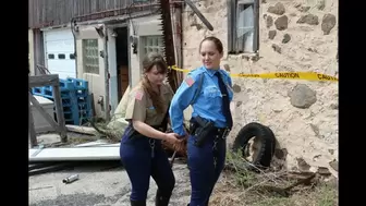 Impromptu Handcuffing of Two Models After Photo Shoot