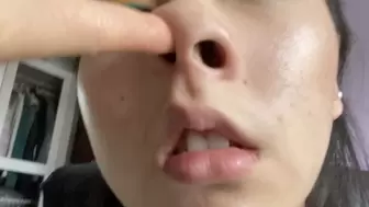 Aurora Shows You How She Picks Her Nose