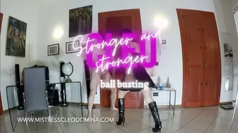 Cleo Domina - stronger and stronger - ball busting
