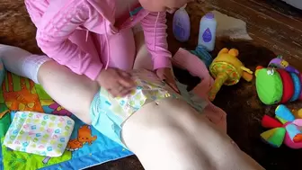 ABDL Little Space Nappy Change