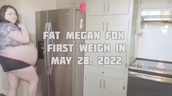 Fat Megan Fox's First Official Weigh In Video