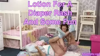 Diaper rash and lotion