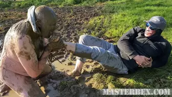 Extreme muddy foot domination - Master Bex - MP4 4K Ultra HD