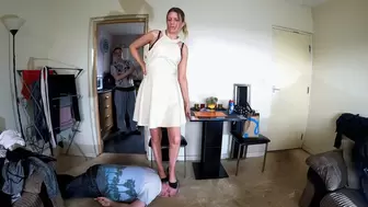 Standing On His Head In A Nice Dress & High Heels