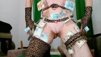 My Pussy loves money she gets wet with this