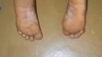Ruthless’ Thick Soles From the Back with Toe Wiggling
