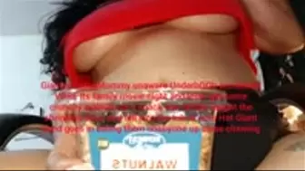 Giantess stepMommy unaware UnderbOOb accidental VORE Its family movie night and lolas got some crunchy nuts as a snack Her family caught the shrinking virus and fell into the tub of nuts Het Giant hand goes in eating them onebyone up close chewing