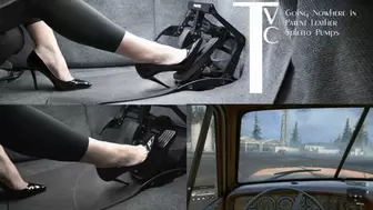 Going Nowhere in Patent Leather Stiletto Pumps (mp4 720p)