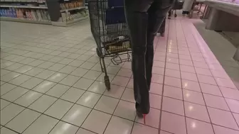 Black Jeans and Blous Latex Doll Peeing masturbating and shopping in the city PART IV