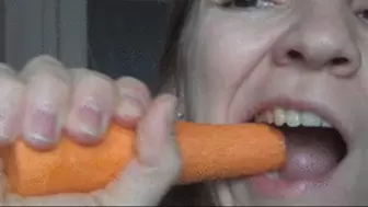 I'm chewing carrot with my big teeth (CH)