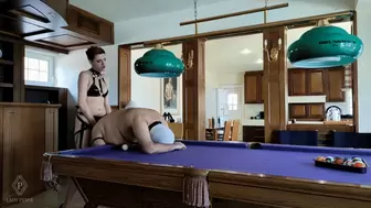 Pegging slave on the pool table