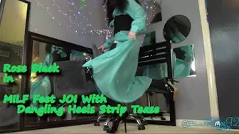 MILF Feet JOI With Dangling Heels Strip Tease-MP4