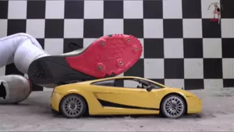 Lamborghini under Spikes floor view