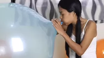 Your Sexy Stepsister Camylle Blows Up Your Blue Balloon WayToo Big Accidental Pop