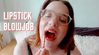 Lipstick blowjob