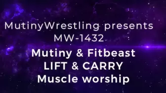 MW-1432 Mutiny and Fitbeast Lift and Carry and muscle worship
