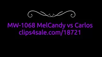 MW-1068 MelCandy vs Carlos semi competitive match lingerie in the ring