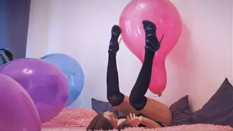 Q768 Cosette do sexy heelpops if the big tight balloons - 1080p