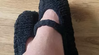 Wiggling in my totes toasties slippers