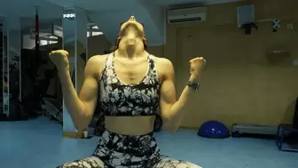 Sexy biceps pump with Alexa